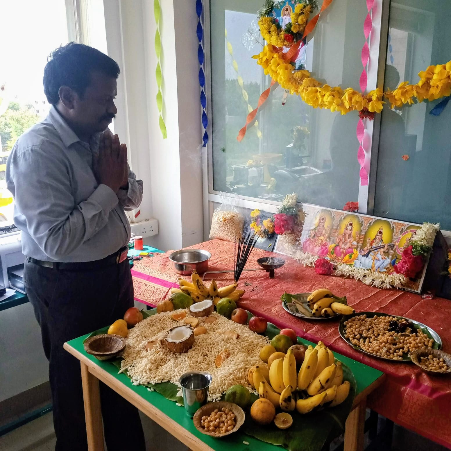 Prayer and inauguration ceremony